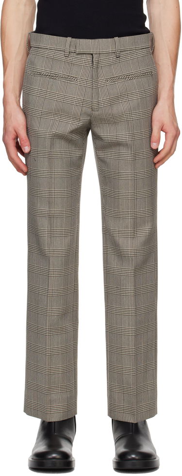 Hlače Courrèges Prince of Wales Check Trousers Rjava | 324CPA249PL0166, 0