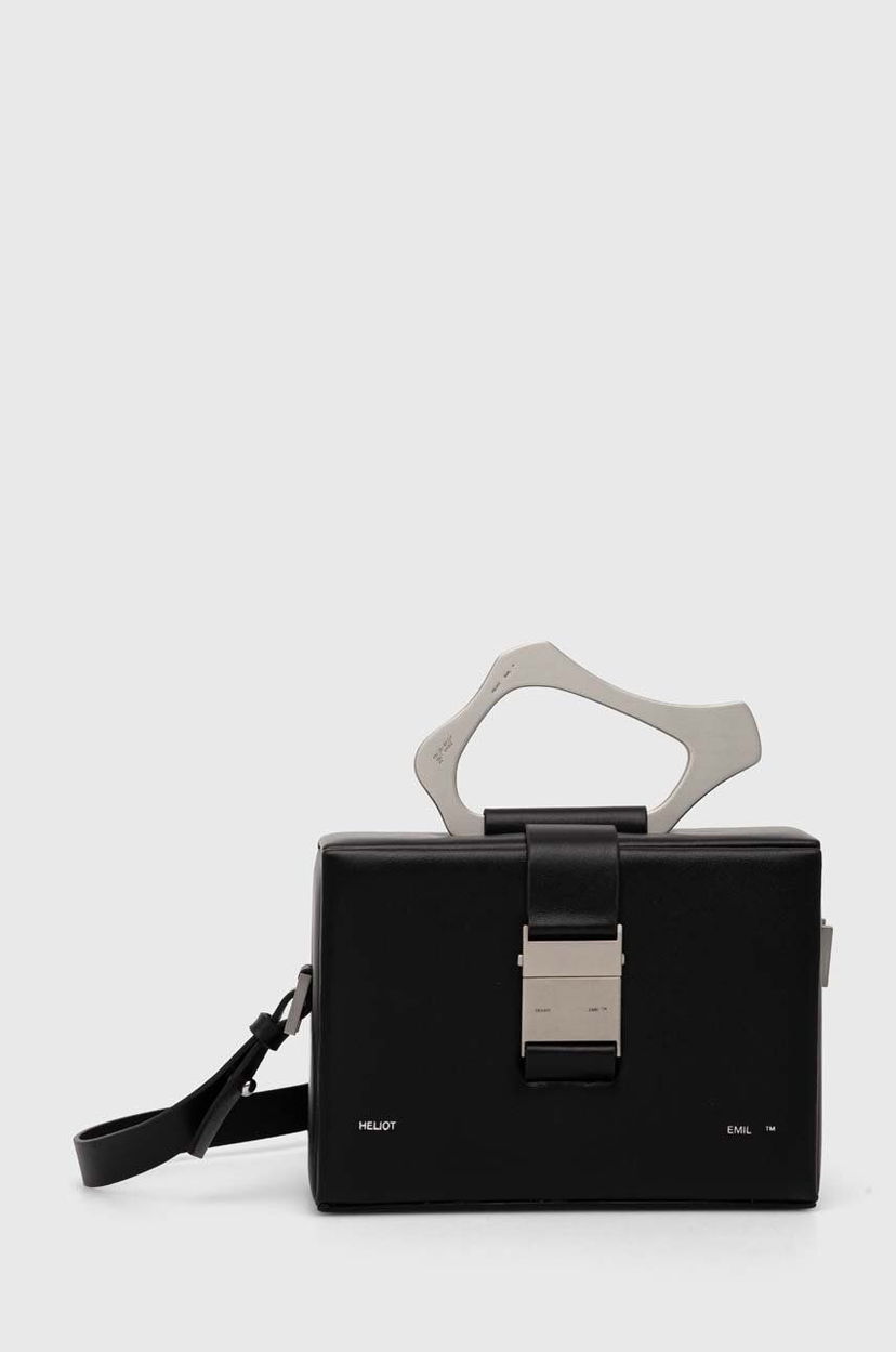 Torbica HELIOT EMIL Heliot Emil Leather Bag Črna | HE.15.41.BLK01