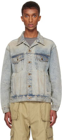 We11done Washed Denim Jacket