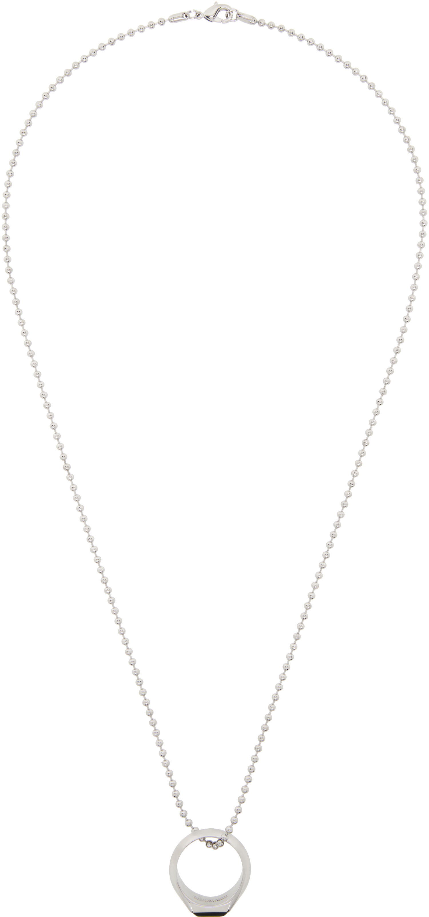Ogrlica DSQUARED2 Dsquared2 D2 Hedonism Punk Ring Necklace Kovinski | NEM0011-13420001-M885, 0
