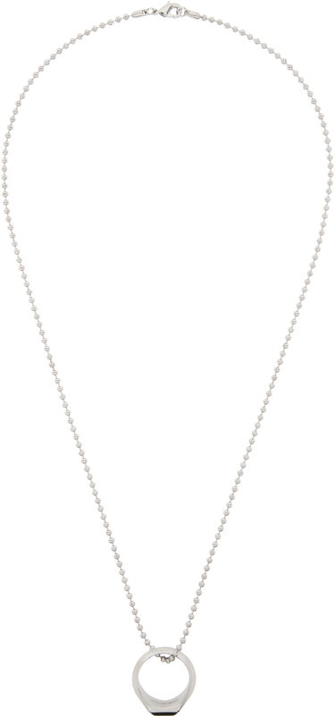 Ogrlica DSQUARED2 Dsquared2 D2 Hedonism Punk Ring Necklace Kovinski | NEM0011-13420001-M885, 0