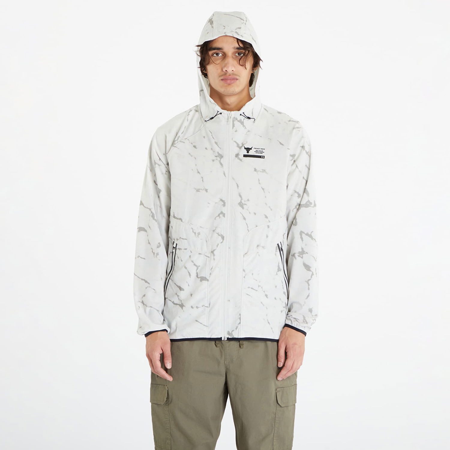 Jakna Under Armour Rock Unstopable Printed Bela | 1380112-114, 0