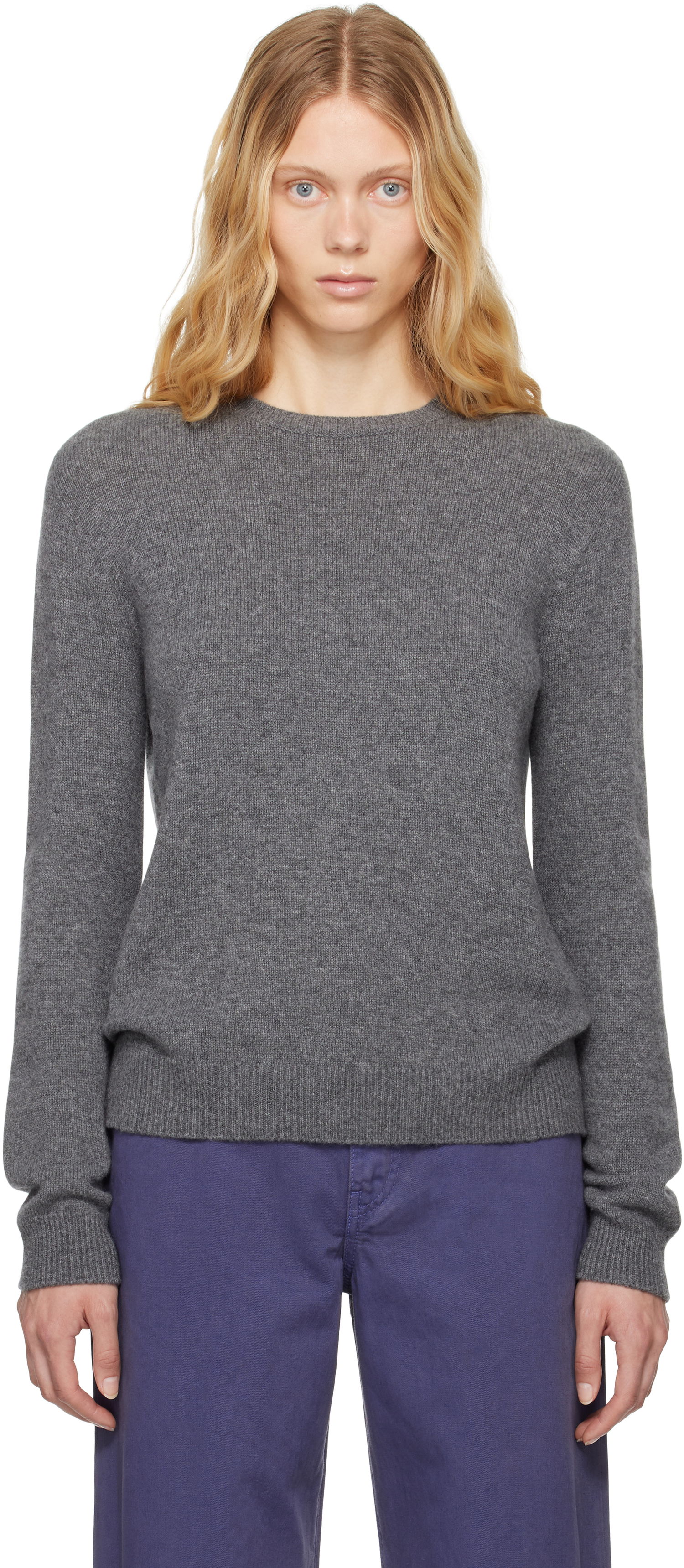 Pleteni pulover The Row The Row Jayad Sweater Siva | 8829-Y772, 0