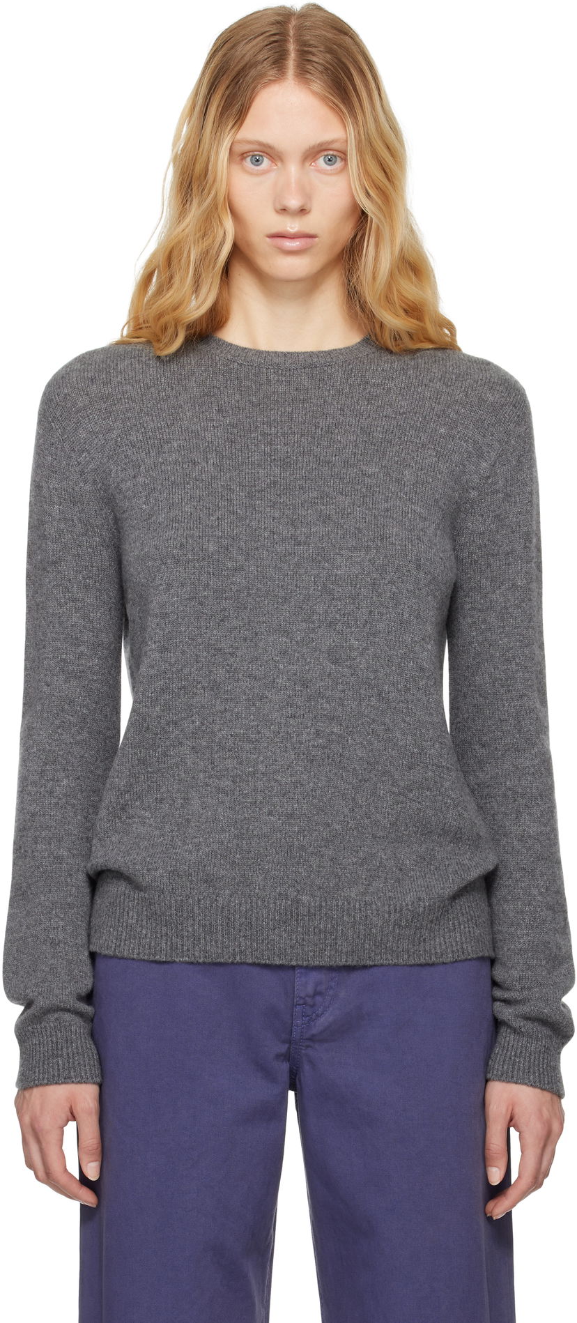 Pleteni pulover The Row The Row Jayad Sweater Siva | 8829-Y772