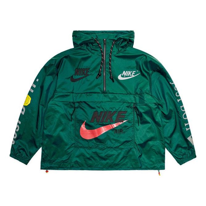 Vetrovka Nike Plant Flea Market Anorak Zelena | CI5373-340