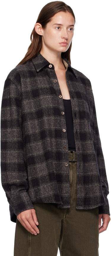 Srajce OUR LEGACY OUR LEGACY Checked Button-Down Shirt Siva | M4252AO, 4