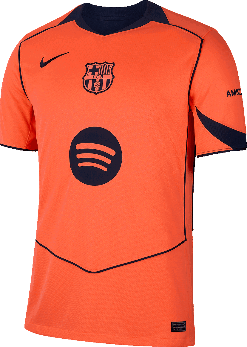 Dres Nike FC Barcelona Stadium Third Jersey 2025/26 Oranžna | hm3201-855