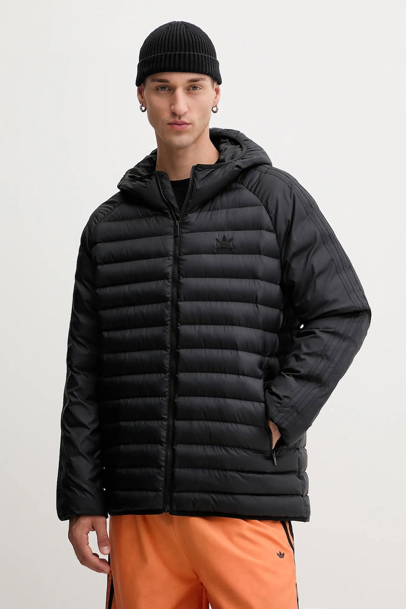 Puhovka adidas Originals adidas Originals Pad Hooded Winter Jacket Črna | JX4117