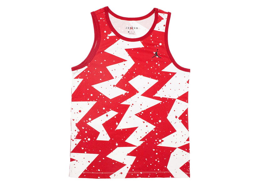 Majica brez rokavov Jordan Jordan Printed Poolside Tank Top Gym Red Rdeča | CJ6230-687