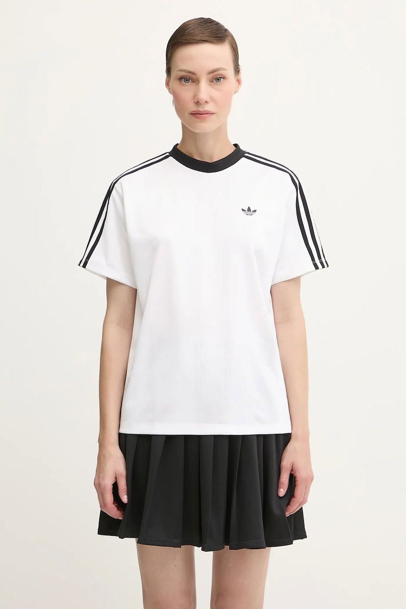 Majica adidas Originals adidas Originals Jacquard Tee Bela | JV9647
