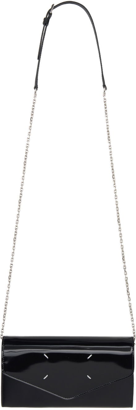 Oblačila Maison Margiela Four Stitches Chain Wallet Črna | SA1UI0037 P5135