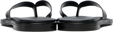 Oblačila Aeyde Aeyde Melody Leather Toe-Post Flip-Flops Črna | A11-FS-FDMR08FL191-SS25-800-007, 1