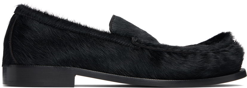 Superge in čevlji Dries Van Noten Dries Van Noten Ponyhair Loafers Črna | 252-021723-301