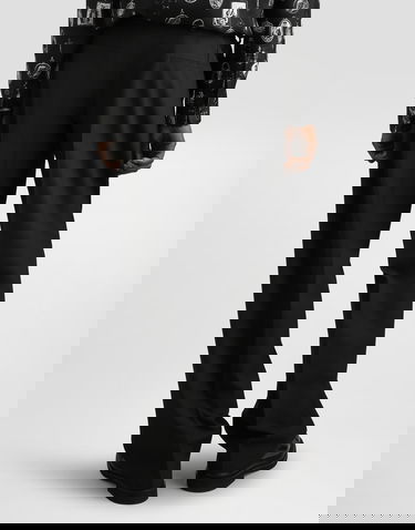 Hlače Dolce & Gabbana Dolce & Gabbana Wool Blend Pleated Trousers Črna | GP149THUMF3N0000, 2