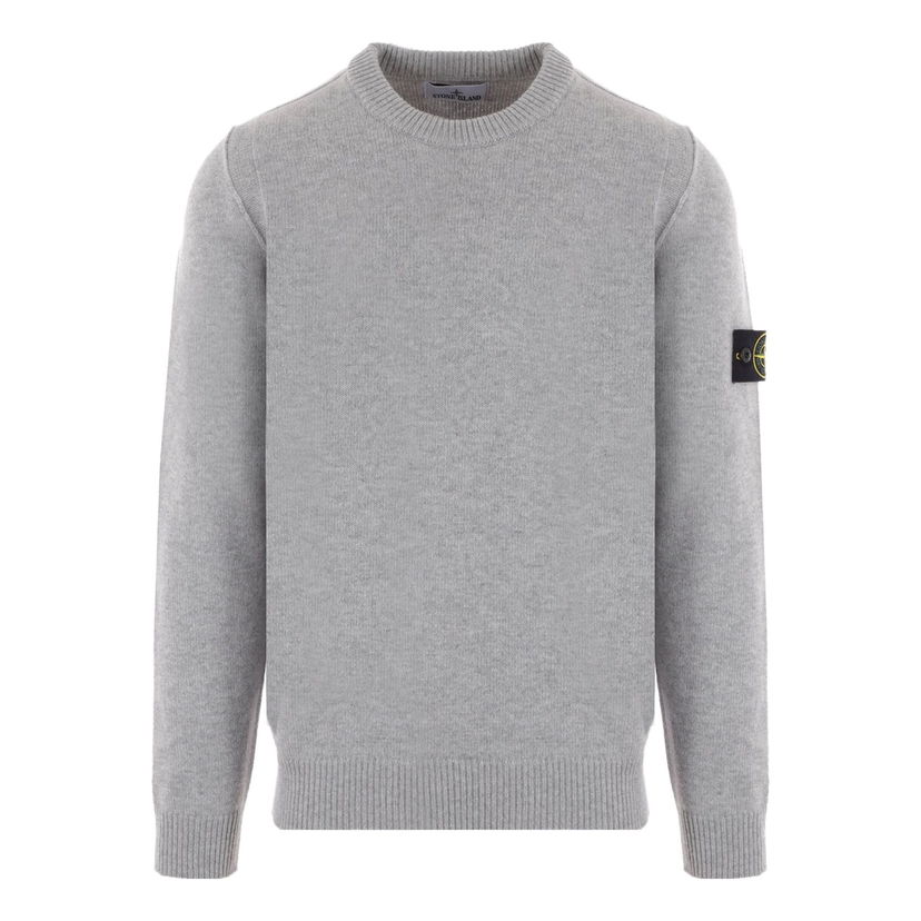 Pleteni pulover Stone Island STONE ISLAND Wool Crewneck Sweatshirt Siva | 7915508A3-V0M64