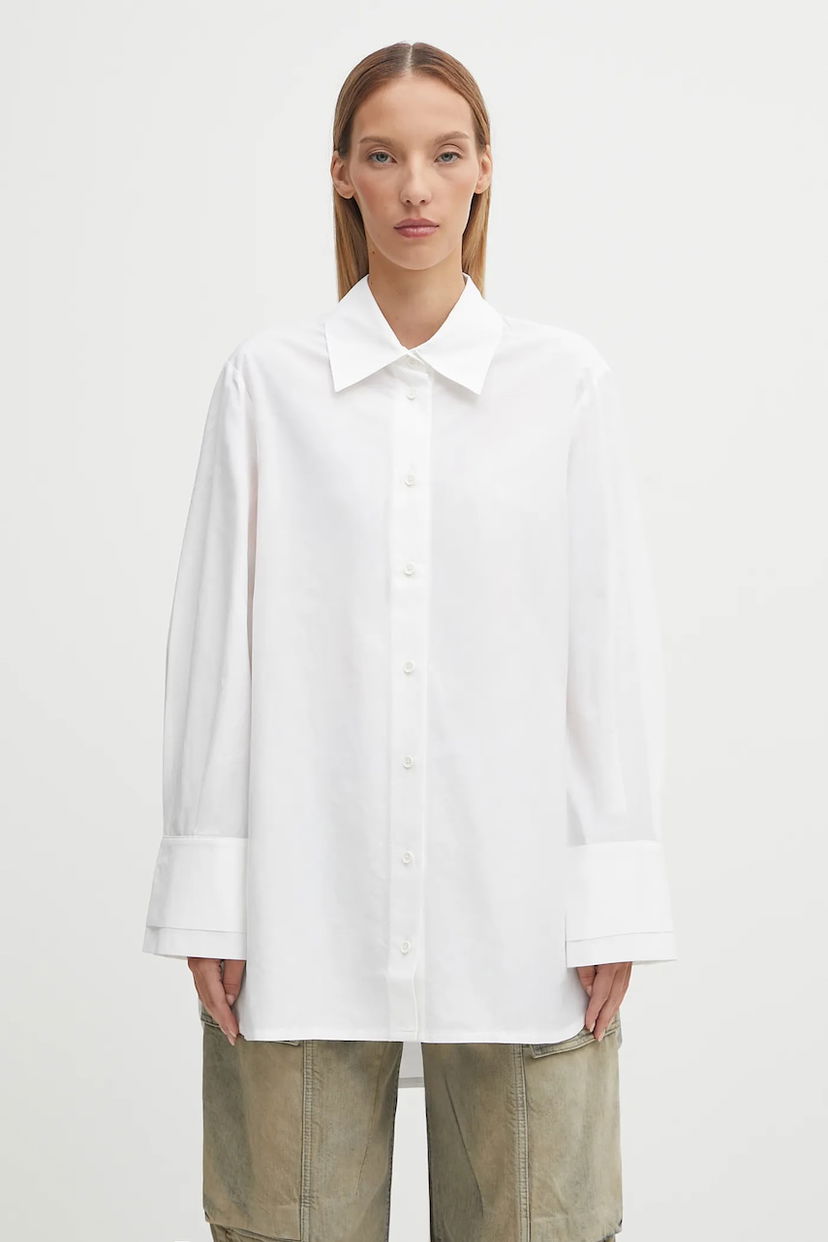 Srajce Barbour Barbour Evette Relaxed Fit Shirt Bela | LSH1712WH11