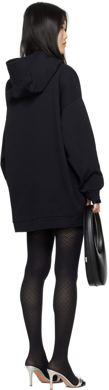 Pulover Coperni Coperni Hooded Minidress Črna | COPJS62523, 2