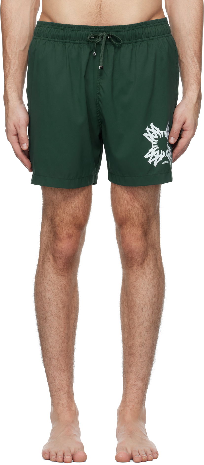 Kopalke AMIRI Quad Swim Shorts Zelena | AMSWTK1025