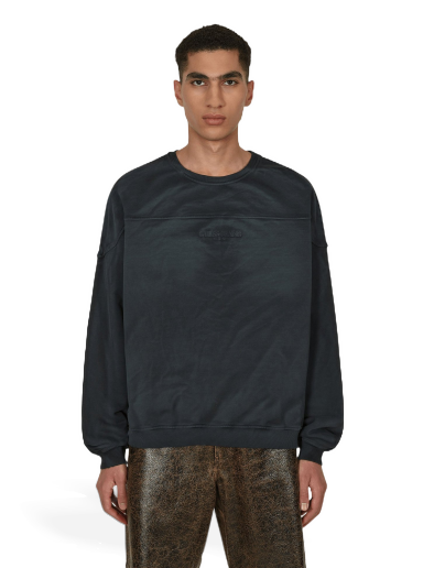 Pulover GUESS Classic Logo Crewneck Sweatshirt Črna | M2BQ01KBB40 JBLK