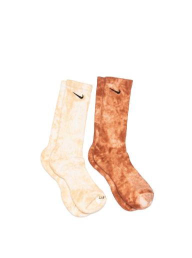 Nogavice Nike Everyday Plus Cushioned Tie-Dye Crew 2 Pairs Večbarvna | DM3407-908