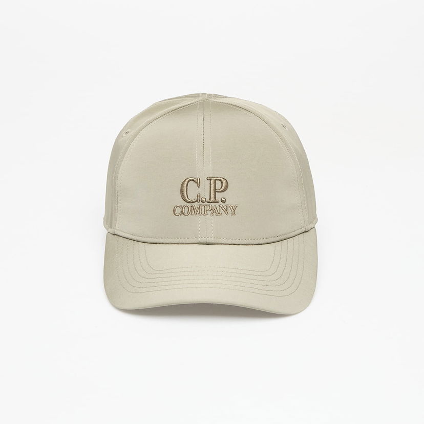 Kapa C.P. Company Chrome-R Logo Cap Fungi Grey Universal Siva | 19CMAC117A005904A-356