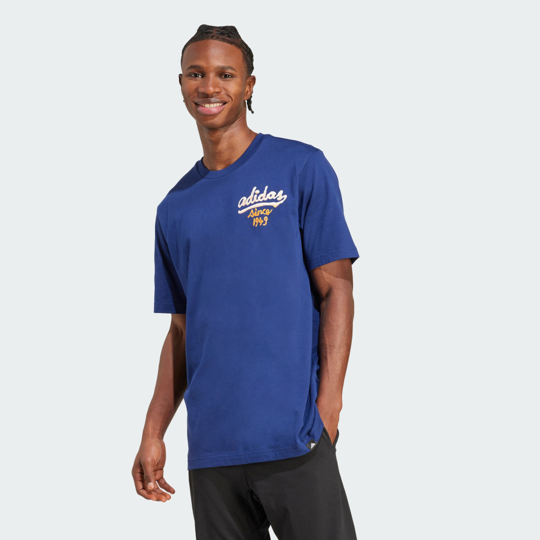 Majica adidas Performance Graphic Tee Modra | JM6465, 0