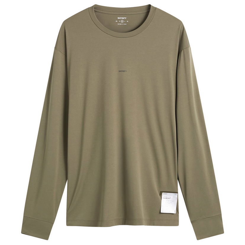 Majica Satisfy Auralite Long T-Shirt Zelena | 11001-DO-SAB