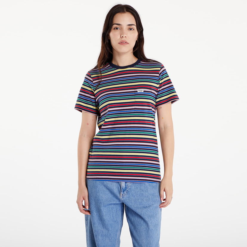 Majica Wrangler Stripe Tee Navy Mornarica | 112356456