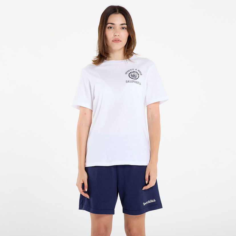 Majica Sporty & Rich Sporty & Rich California Emblem Soft T-Shirt Bela | TO089625508WH01