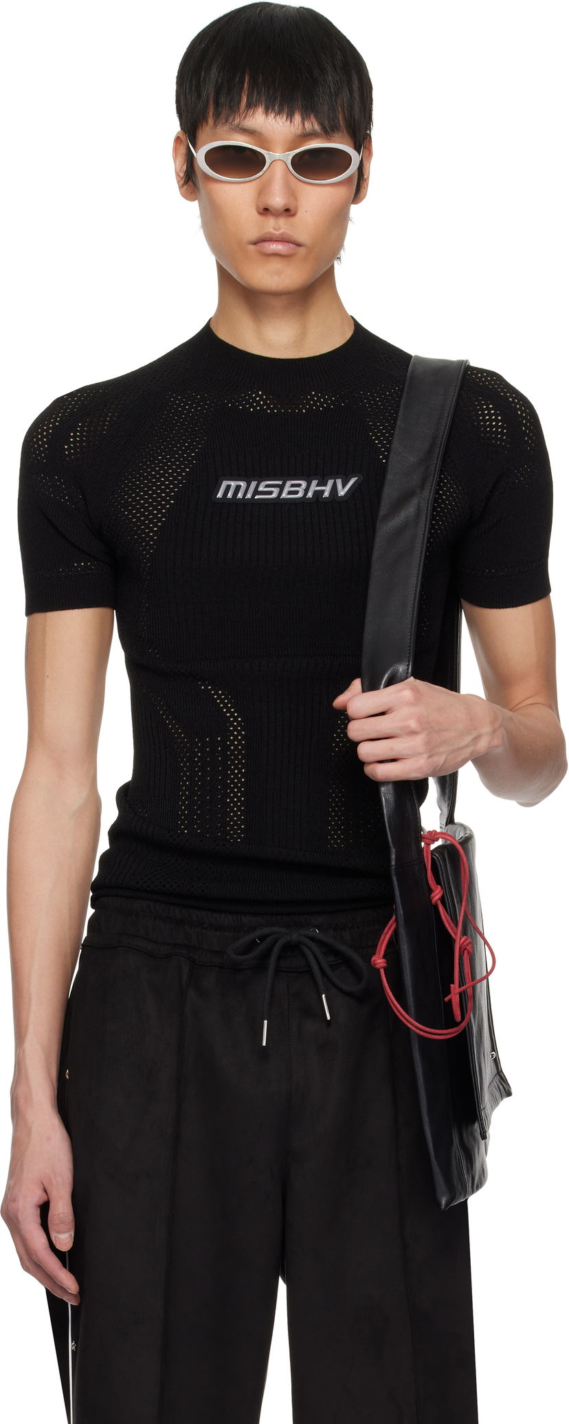 Majica MISBHV MISBHV Knitted Future Sport T-Shirt Črna | 250M500