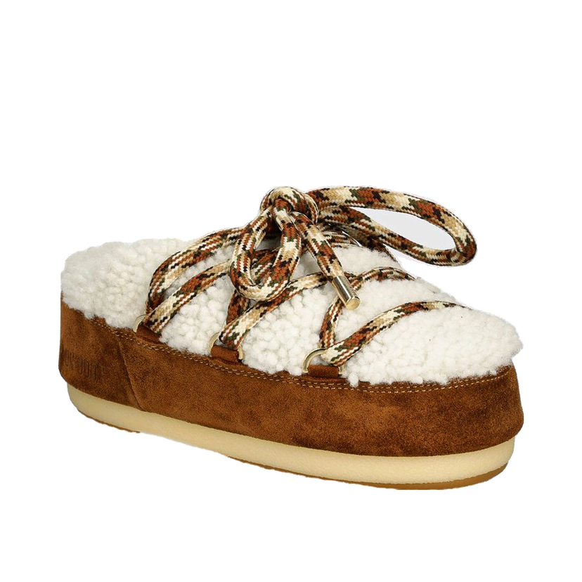 Superge in čevlji Moon Boot MB MULE SHEARLING Slippers Rjava | 80D1460240.MA03