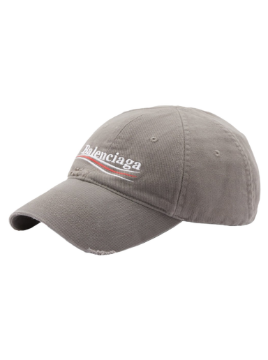Kapa Balenciaga Political Campaign Cap Siva | 719363-410B2-1290
