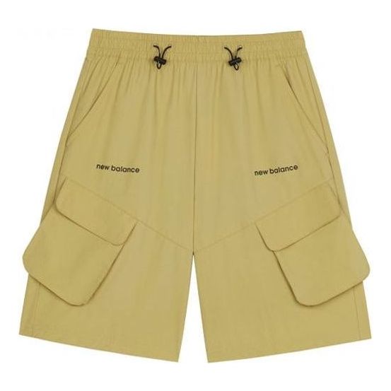 Kratke hlače New Balance Cargo Pocket Shorts Rumena | AMS12374-PEB