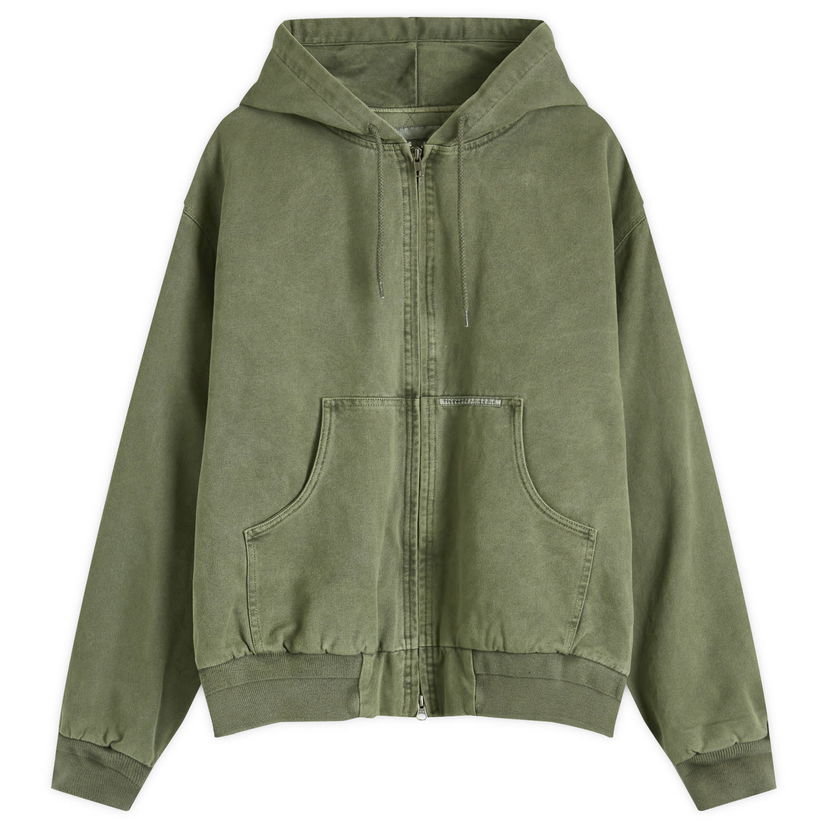 Jakna thisisneverthat Overdyed Hooded Jacket Zelena | TN243POWLS04-OLIV