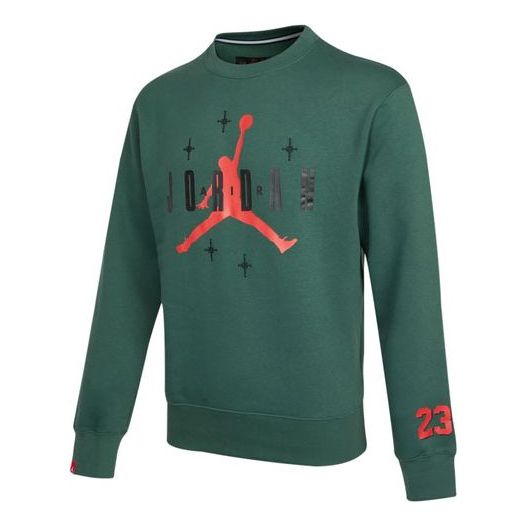 Pleteni pulover Jordan Jordan SWT Sweatshirt Zelena | DO9153-333