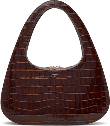 Torbica Coperni Coperni Croco Embossed Large Swipe Baguette Bag Rjava | COPBA85F6032, 0