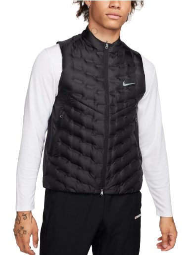 Telovnik Nike Therma-FIT ADV Repel Puffer Running Vest Črna | fb7542-010