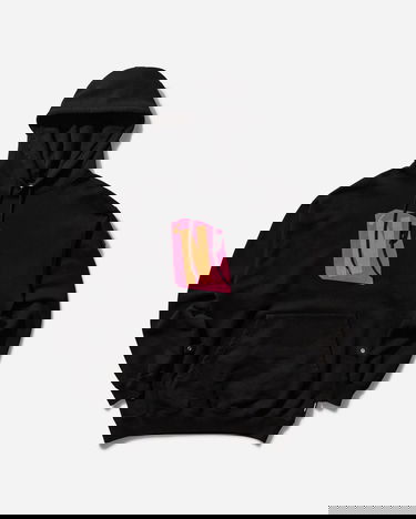 Pulover Neighborhood Graphic Print Hoodie Črna | 242UWPGN-CSM01 BK, 1