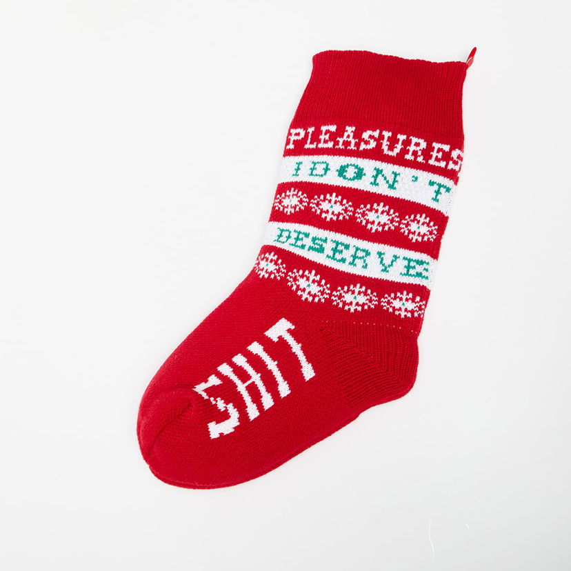 Home decor Pleasures Naughty Holiday Stocking Red Universal Rdeča | P24W058 RED