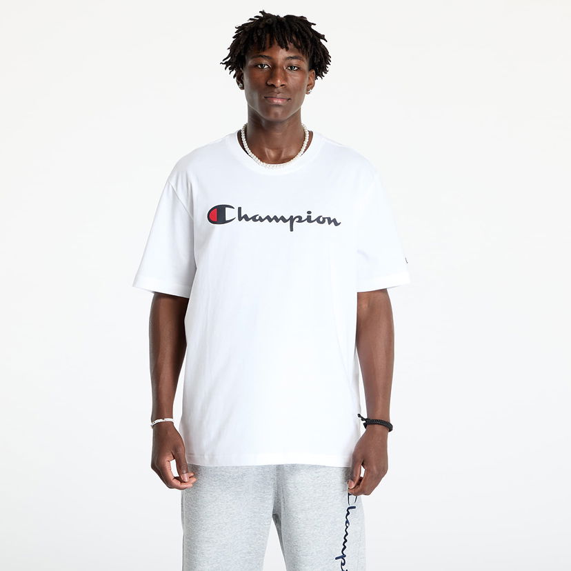 Majica Champion SS Tee White Bela | 220256 CHA WW001