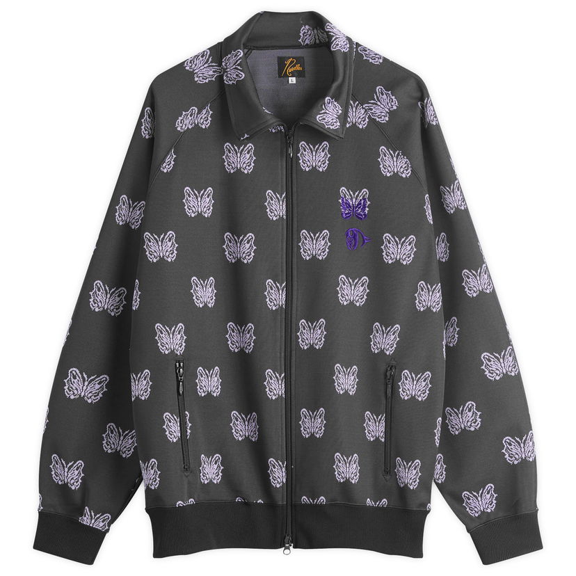 Vetrovka Needles Kae Tanaka Poly Jacquard Track Jacket, Size Large Črna | QV424