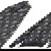 Kae Tanaka Poly Jacquard Track Jacket, Size Large