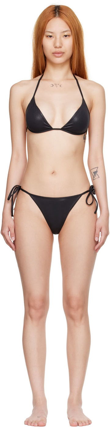 Kopalke The Attico The Attico Triangle Bikini Črna | 223WBB53 E052, 0