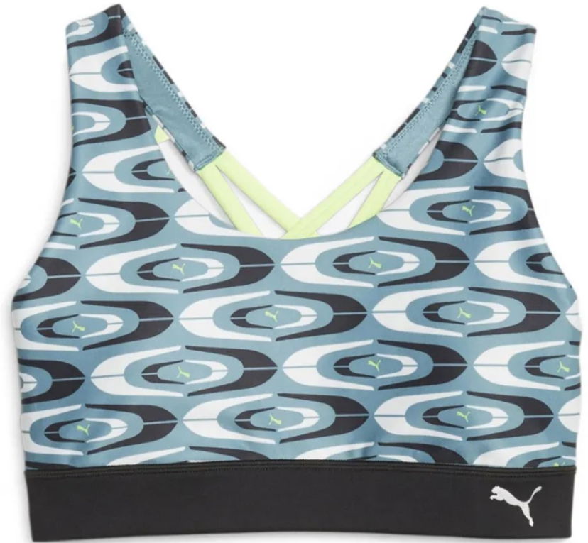 Modrček Puma Puma Retro Glam Strappy Sports Bra Modra | 523892-48