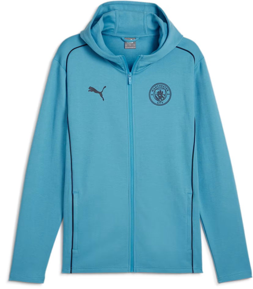 Jakna Puma MCFC Casuals Hooded Jkt Turkizna | 777565-31