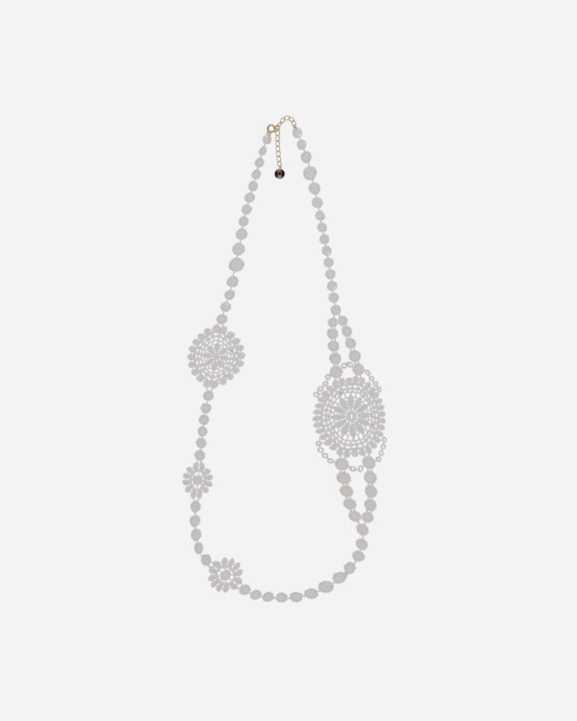 Ogrlica UNDERCOVER Lace Necklace Bela | UC1E4A02 001