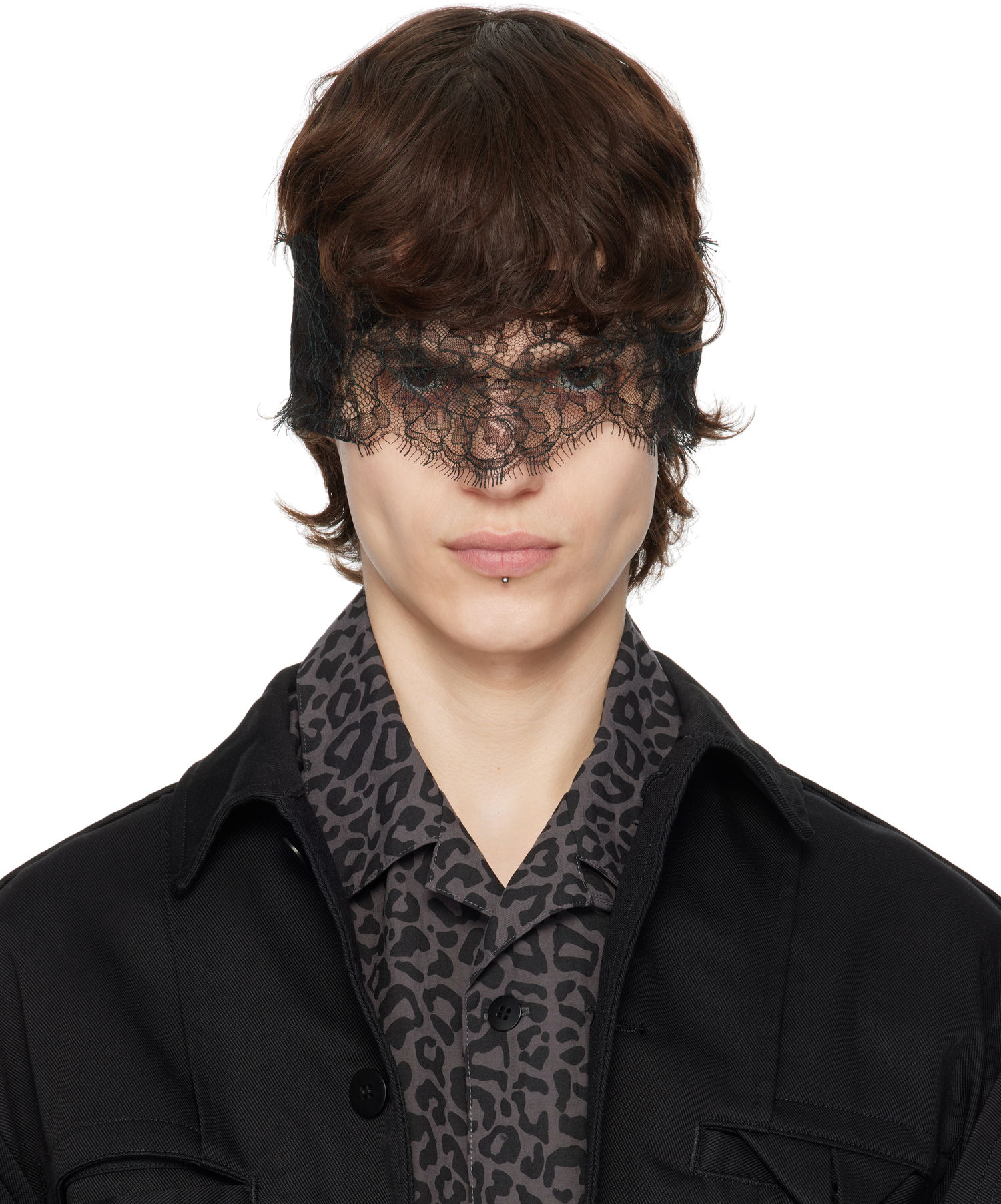 Srajce UNDERCOVER UNDERCOVER Lace Headband Siva | UC1E4Z01, 0