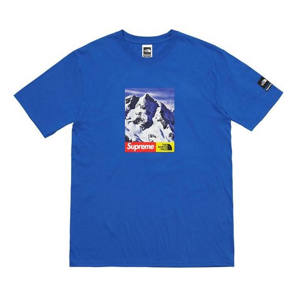 Majica Supreme Mountain T-Shirt Modra | SUP-FW17-156