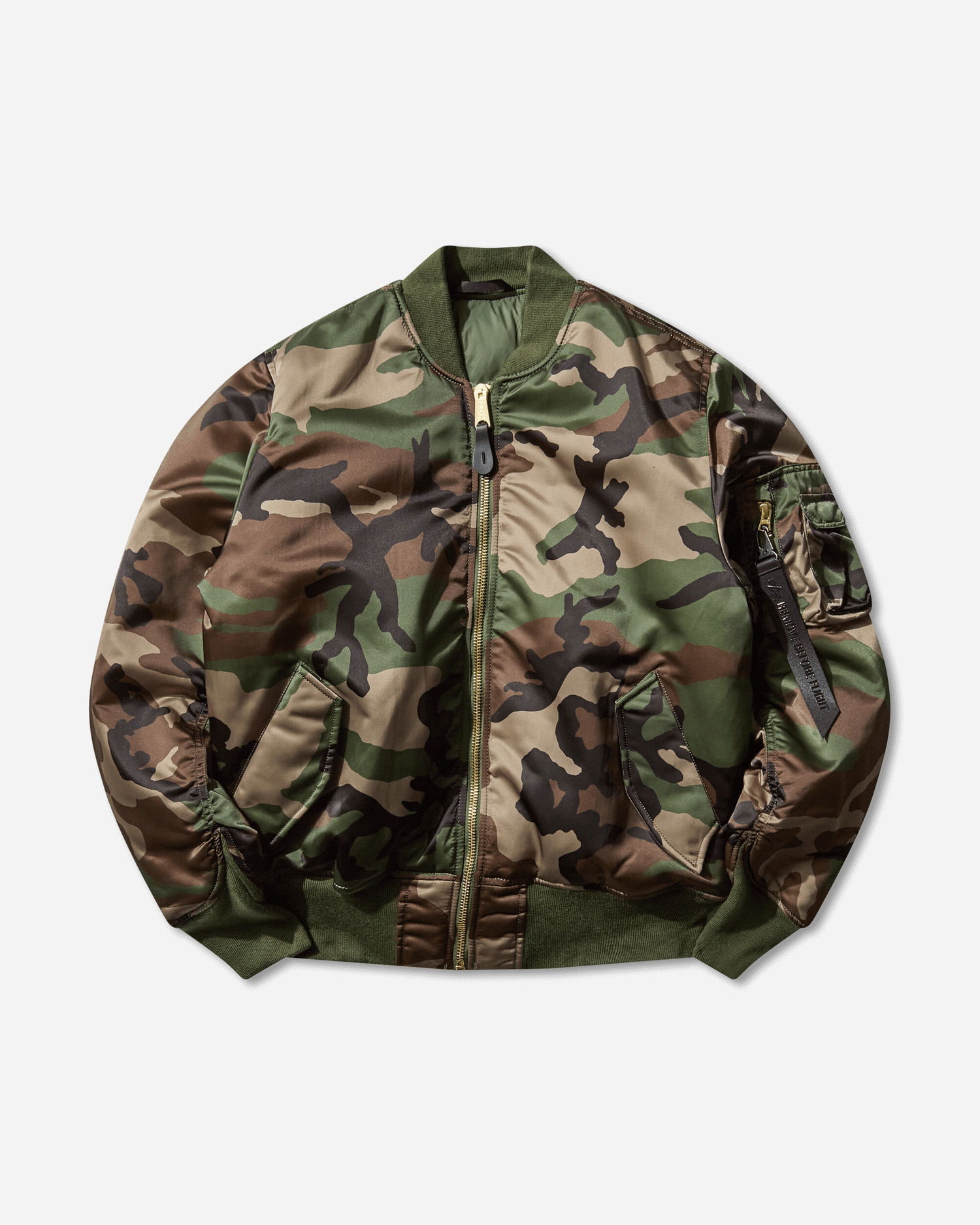 Bomber jakna Alpha Industries MA-1 Base Flight Bomber Jacket Zelena | 756111C 408, 1