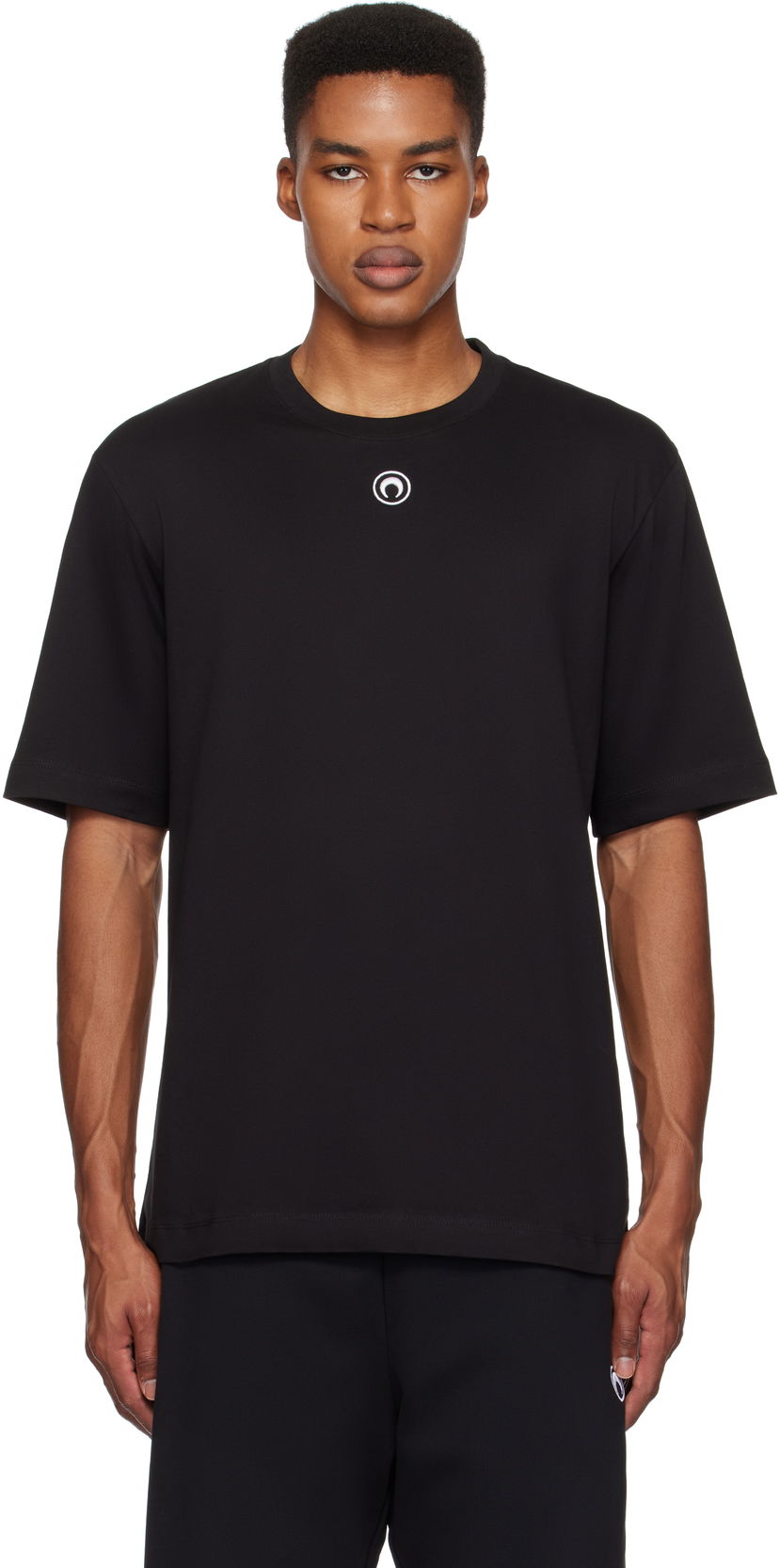Majica Marine Serre Organic Cotton Plain T-Shirt Črna | MTT077A CJER0009